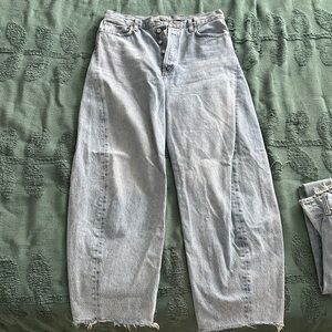 Agolde Luna pieced barrel jean 29